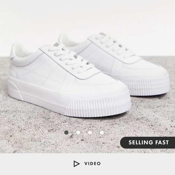 asos black chunky trainers